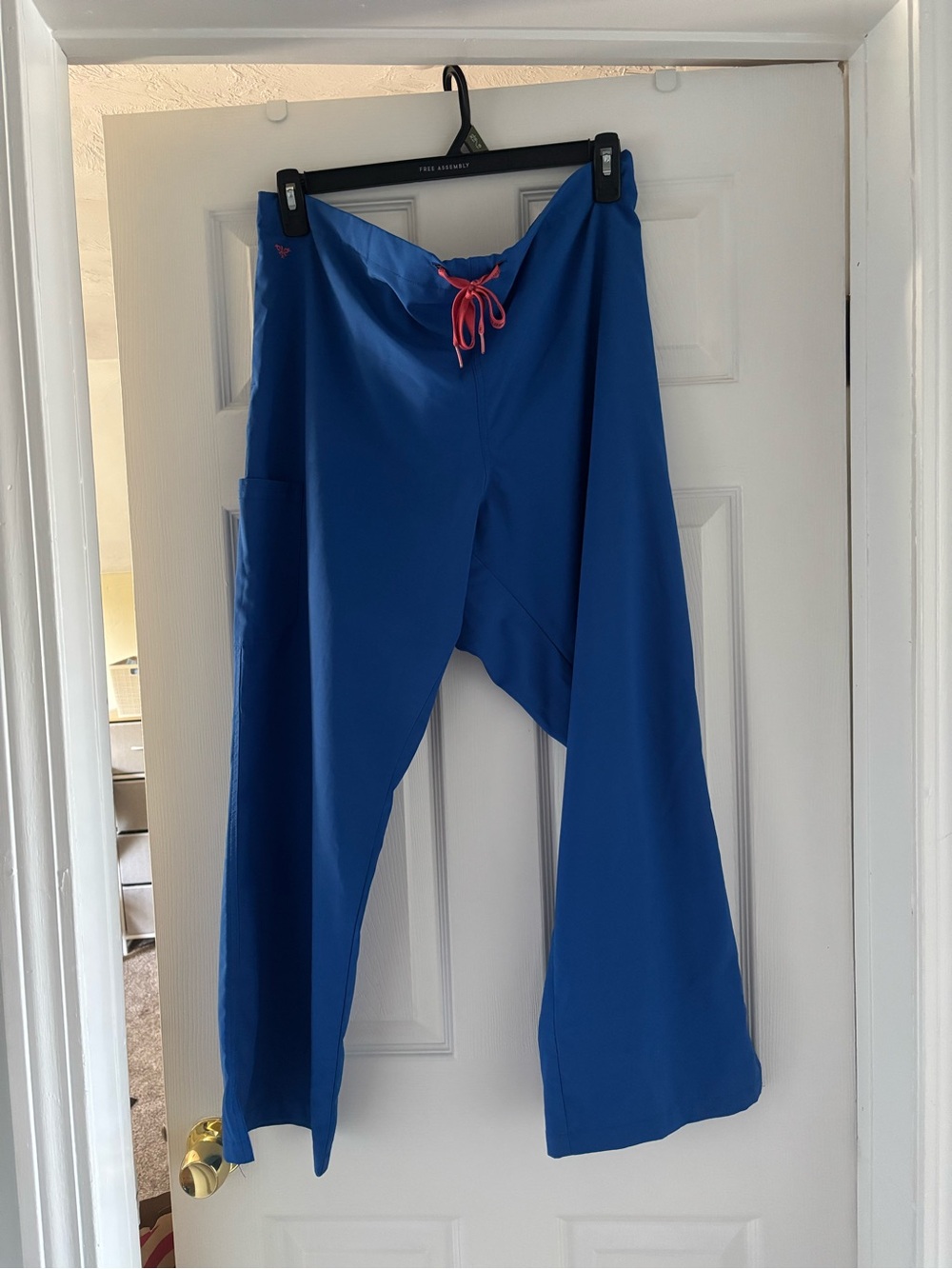 Med Couture Women’s Royal Blue with Pink Drawstring